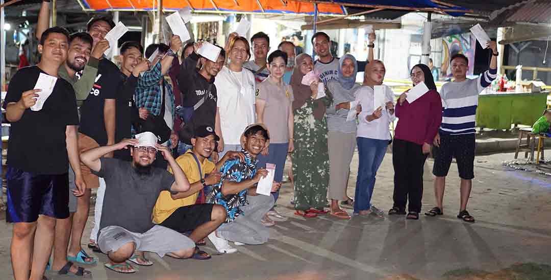 Pulau Pari di Malam Hari